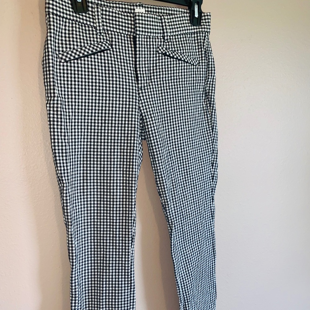 Gap Plaid Skinny Ankle Pants